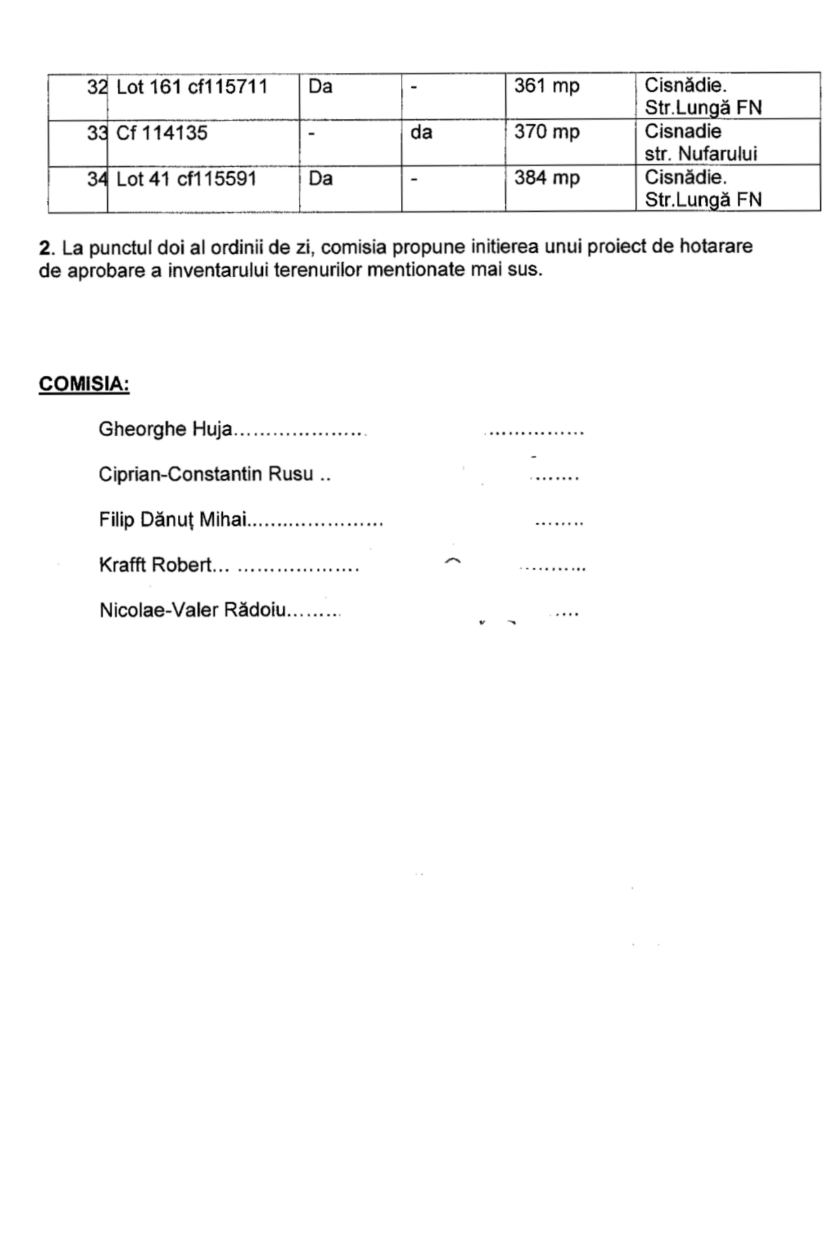 SAGA TERENURILOR PENTRU TINERI CONTINUĂ